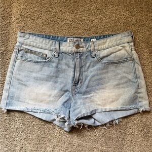 Lucky Brand Light Blue Low Rise Denim Women Shorts - size 10